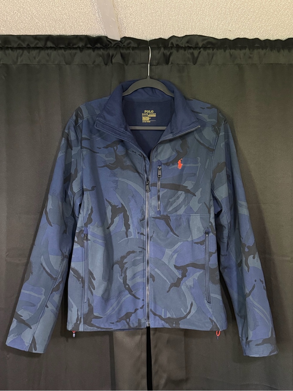 Polo by Ralph Lauren Navy & Black Camouflage Utility Jacket